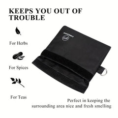 Smoke Smell Proof Bag Carbon Lined Tobacco Pouch for Herb Storage