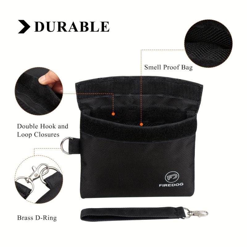 Smoke Smell Proof Bag Carbon Lined Tobacco Pouch for Herb Storage