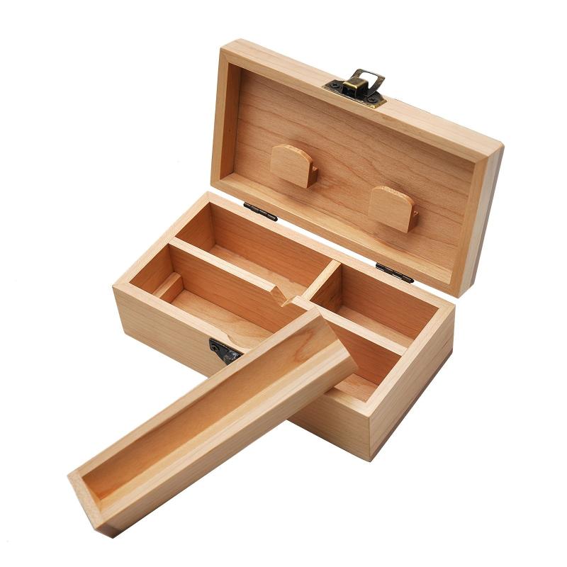 Portable Wooden Tool Kit Box Hand Rolled Smoking Accessories