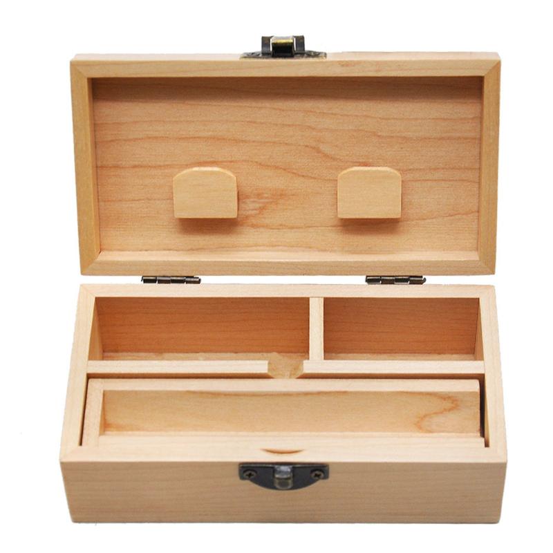 Portable Wooden Tool Kit Box Hand Rolled Smoking Accessories