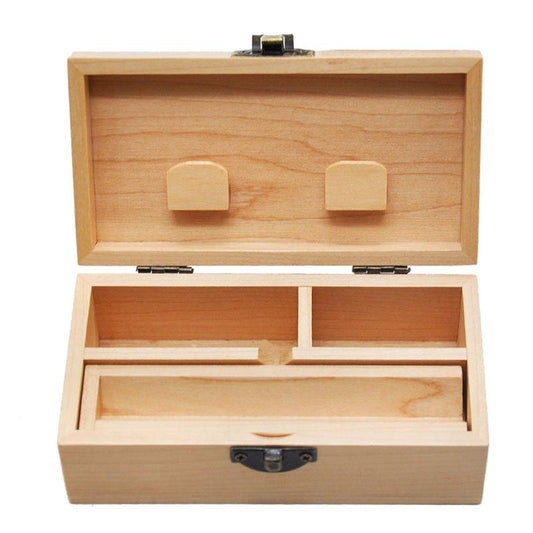 Portable Wooden Tool Kit Box Hand Rolled Smoking Accessories