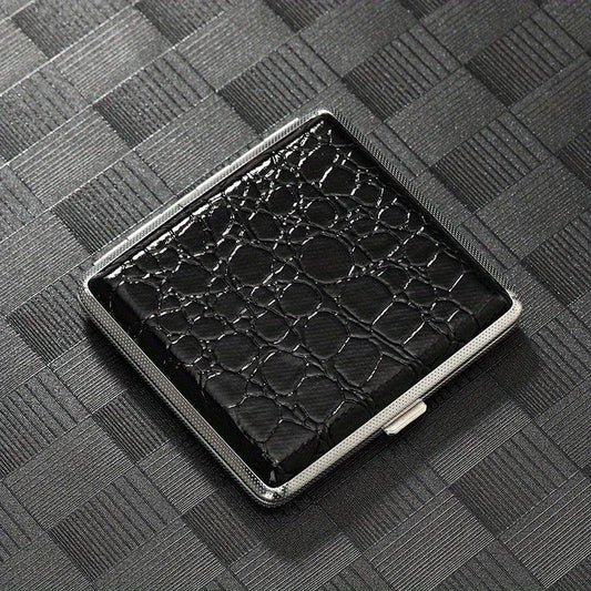 Leather Cigarette Box for Men Women Holiday Gift