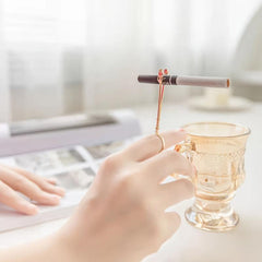 Portable Metal Cigarette Ring & Finger Rack