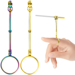 Portable Metal Cigarette Ring & Finger Rack