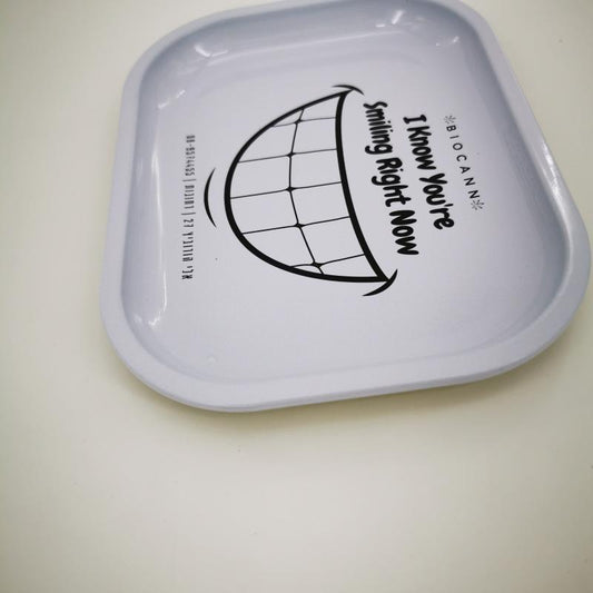Creative Pattern Rolling Tray Metal Multipurpose Wake Up Tray