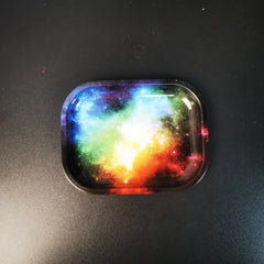 Metal Halloween Camouflage Starry Sky Rolling Tray