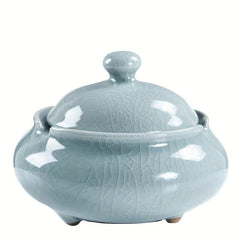 Ceramic Ashtray With Cover Decorative Ashtray For Home Indoor And Outdoor