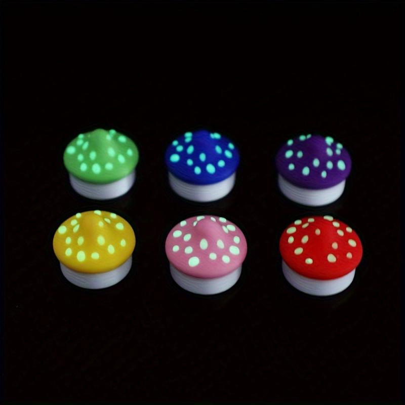 Fluorescent Mushroom Silicone Container Mini Storage Box