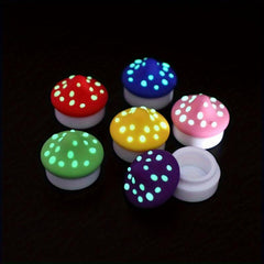 Fluorescent Mushroom Silicone Container Mini Storage Box
