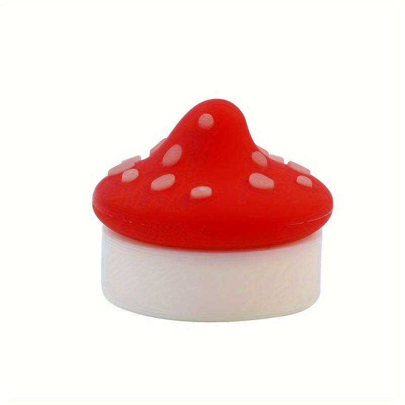 Fluorescent Mushroom Silicone Container Mini Storage Box
