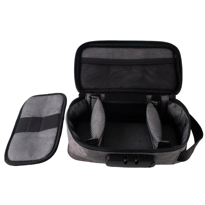 Smoking Bag with Lock Odorless Stash Box Medicine Container