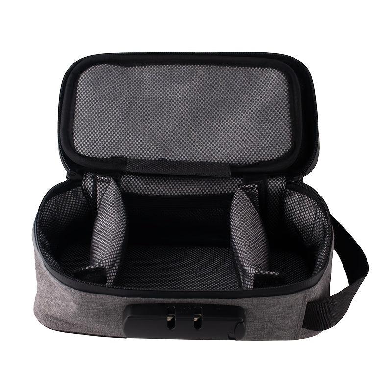 Smoking Bag with Lock Odorless Stash Box Medicine Container