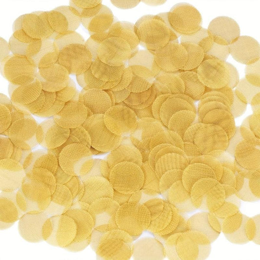 200pcs Small Brass Filter Net Mini Round Filter 2.54 5.08 Cm