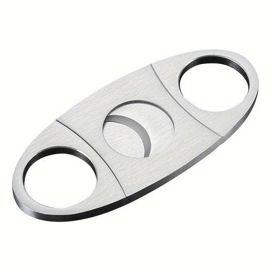 Modern Minimalist Stainless Steel Cigar Cutter