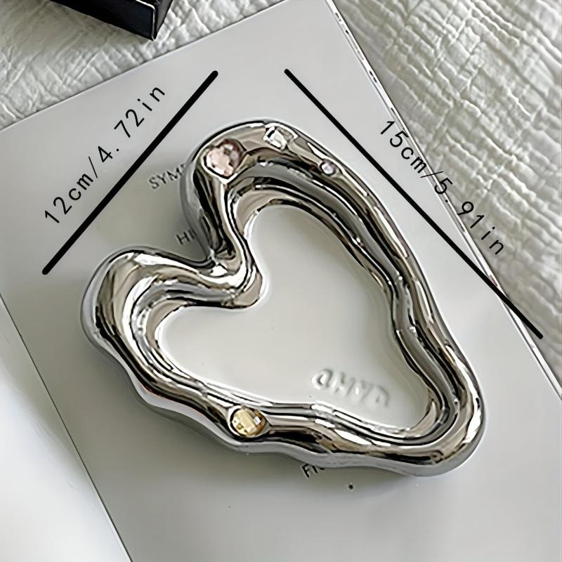 Heart Ceramic Ashtray Decorative Ornaments for Home Hotel Bar Office