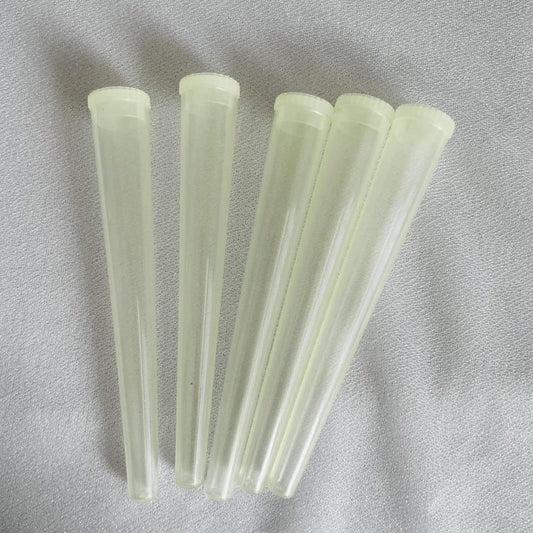 5pcs Plastic Storage Tube Sealed Moisture Smell Proof Pre-rolled Cone Storage