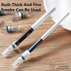 100pcs Disposable Transparent Smoking Filter Holder