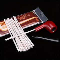 50pcs Pipe Cleaning Stripes Barbed Brush Set