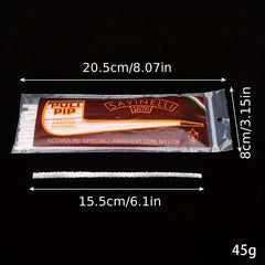 50pcs Pipe Cleaning Stripes Barbed Brush Set