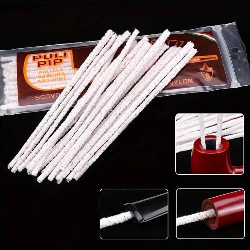 50pcs Pipe Cleaning Stripes Barbed Brush Set