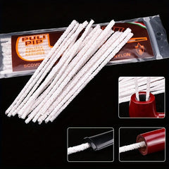 50pcs Pipe Cleaning Stripes Barbed Brush Set