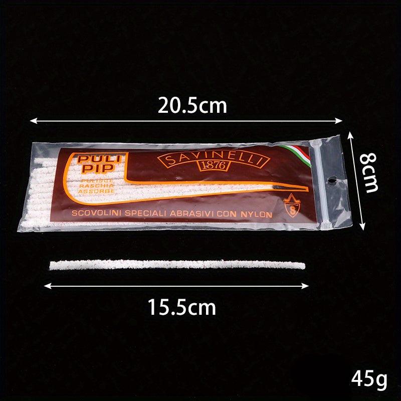 50pcs Pipe Cleaning Stripes Barbed Brush Set