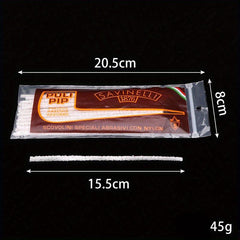 50pcs Pipe Cleaning Stripes Barbed Brush Set