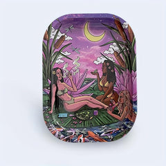 Creative Pattern Metal Rolling Tray Wake Up Tray