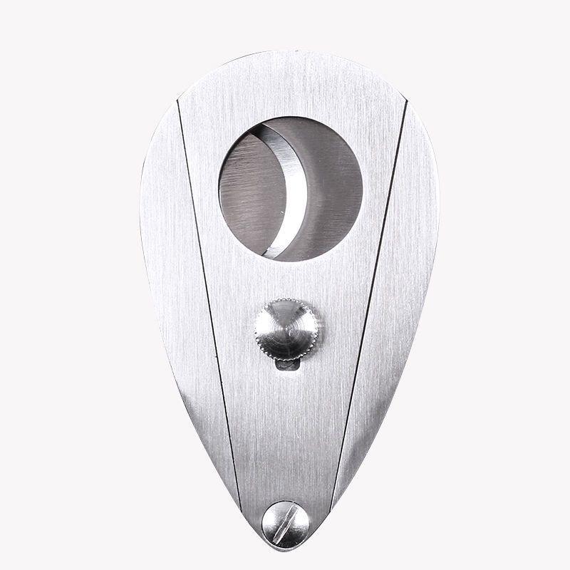 Portable Stainless Steel Cigar Cutter Double Blade Scissors