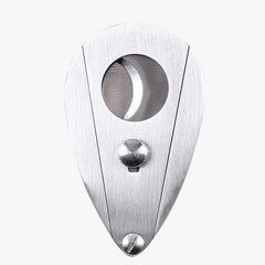 Portable Stainless Steel Cigar Cutter Double Blade Scissors