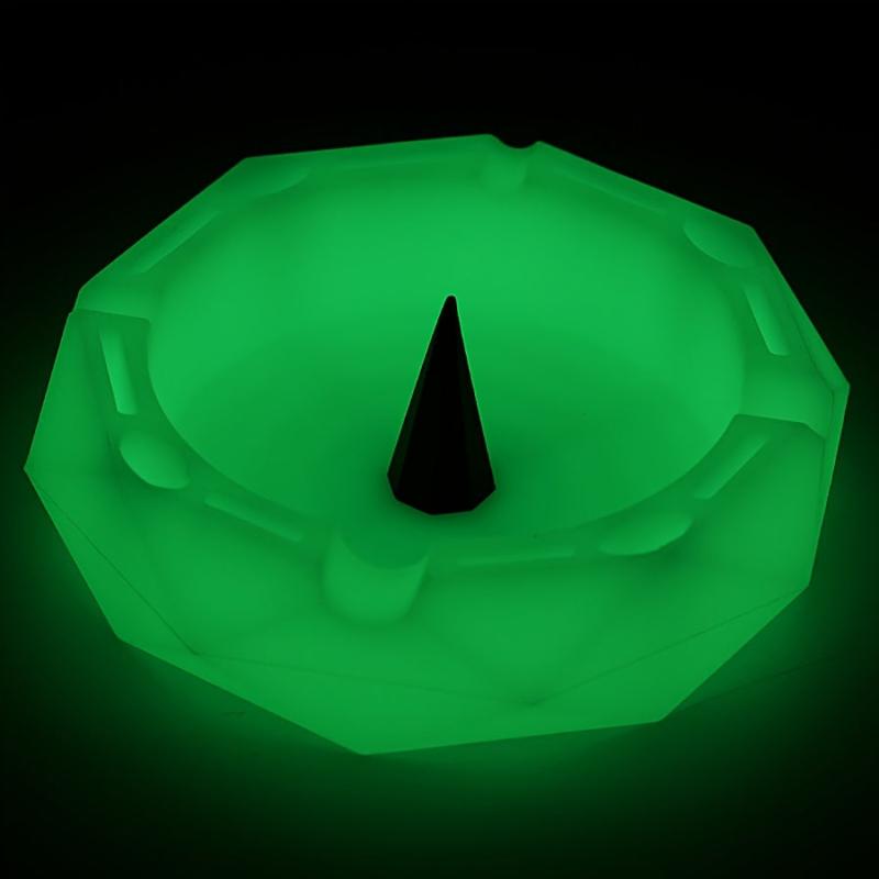 Luminous Ashtray Diamond Shape for Home Hotel Bar Office Fancy Gift