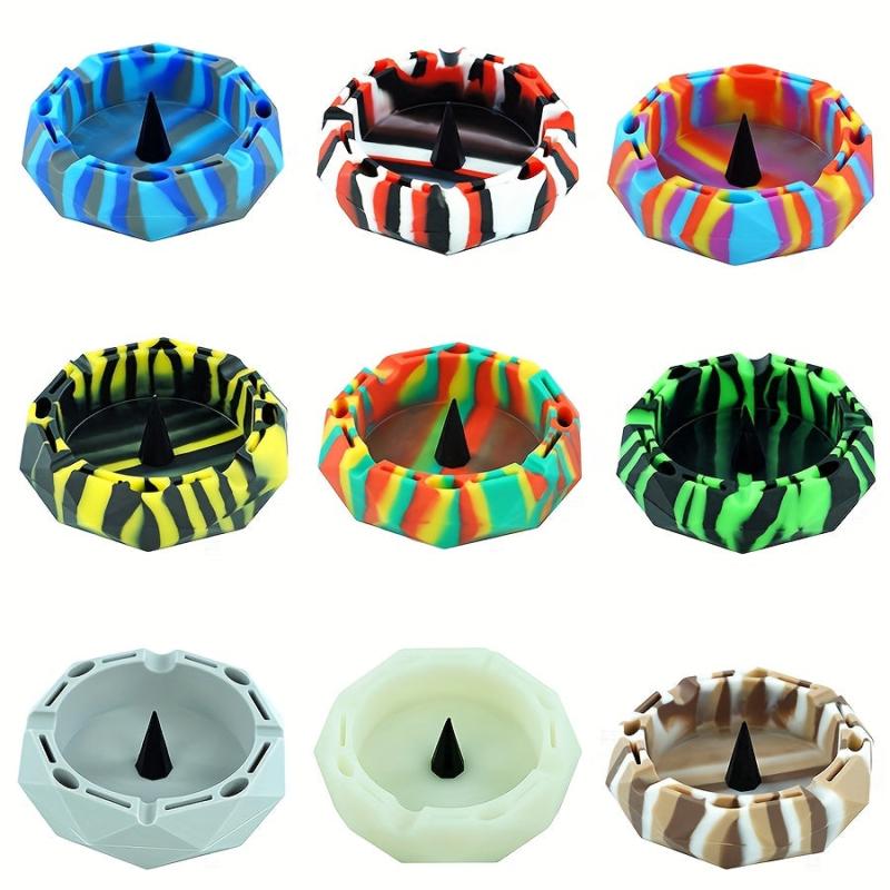 Luminous Ashtray Diamond Shape for Home Hotel Bar Office Fancy Gift