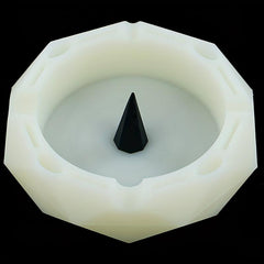 Luminous Ashtray Diamond Shape for Home Hotel Bar Office Fancy Gift