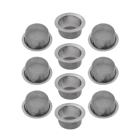 10pcs Stainless Steel Smoking Tube Filter Screens Metal Bowl Shaped Screens