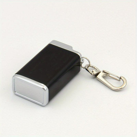 Portable Mini Ashtray Keychain with Hook and Lid