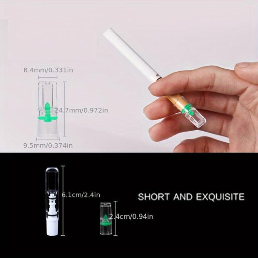 Disposable Filter Holders Healthy Lung Protecting Transparent Filter Mouthpieces
