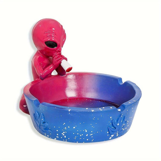 Alien Resin Ashtray - Unique Alien Style Gift