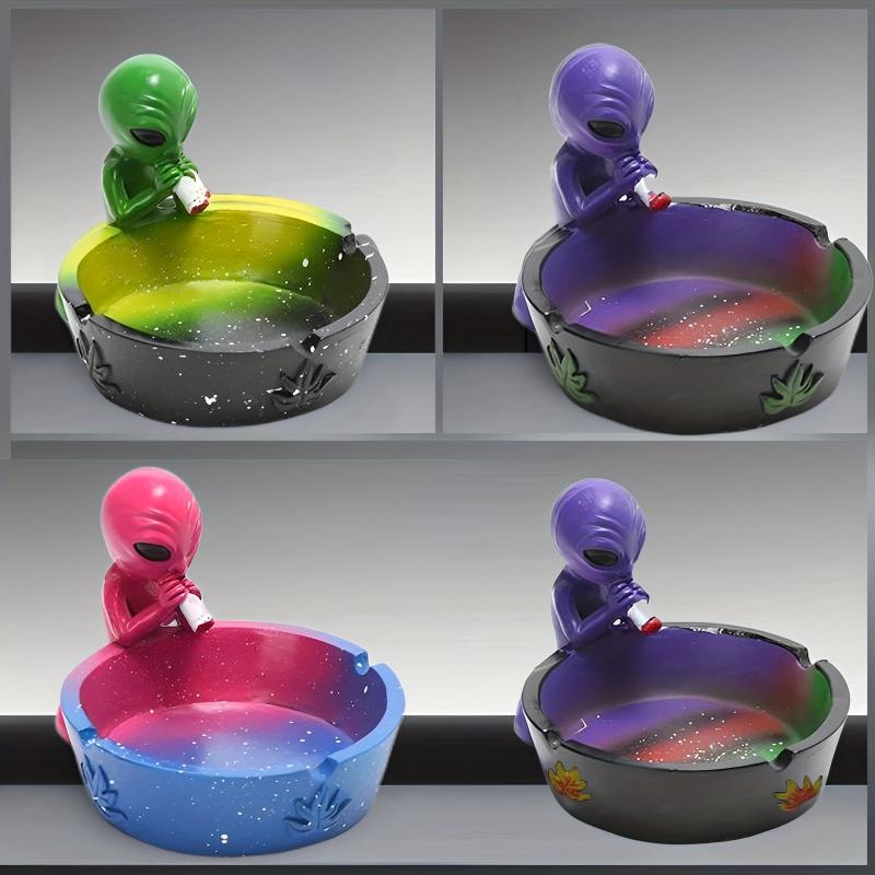 Alien Resin Ashtray - Unique Alien Style Gift