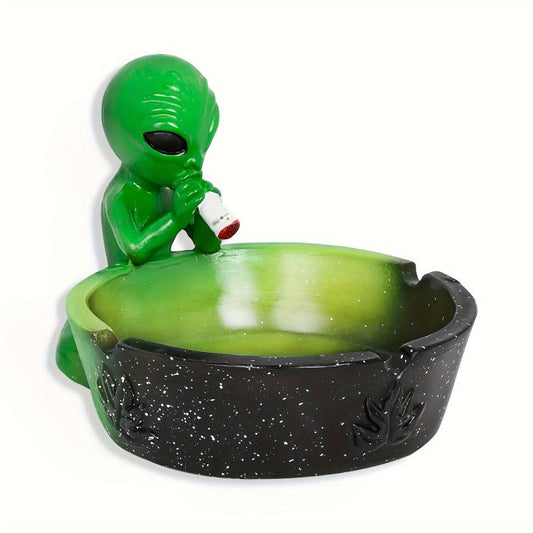 Alien Resin Ashtray - Unique Alien Style Gift
