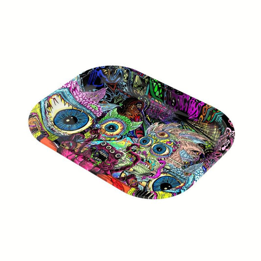 Creative Pattern Rolling Tray Wake Up Tray Dessert Tray Chrismas Decor
