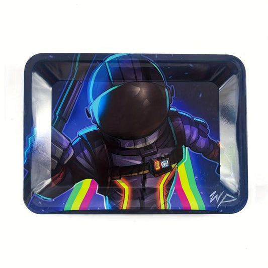 Creative Pattern Rolling Tray Metal Rolling Tray Wake Up Tray