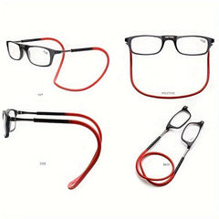 Magnet Hanging Neck TR90 Reading Glasses Men's Women Portable Ultra light