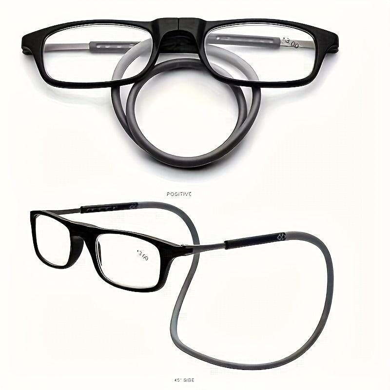 Magnet Hanging Neck TR90 Reading Glasses Men's Women Portable Ultra light