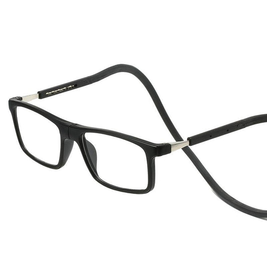 Adjustable Temples Magnet Neck Foldable Reading Glasses