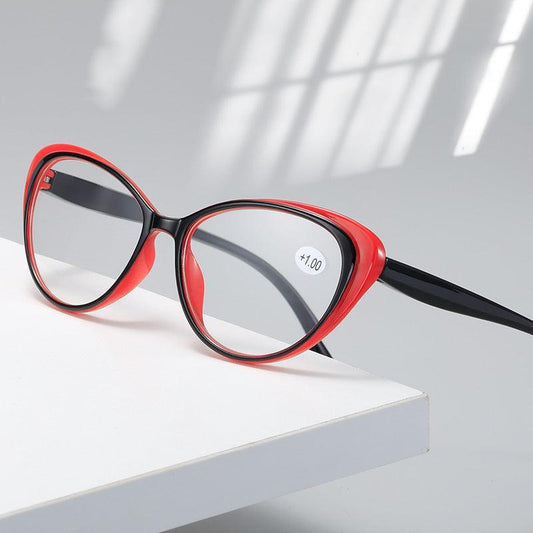 Vintage Women Reading Glasses Anti Light Presbyopia Eyeglasses