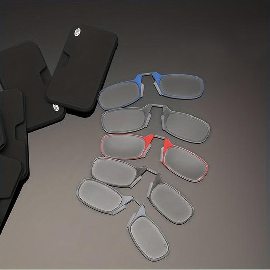 Legless Clip Nose Reading Glasses Ultra Thin Compact Readers Eyewear