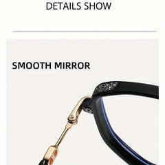 Star Sparkling Polygon Young Reading Glasses Comfortable Funky Glasses