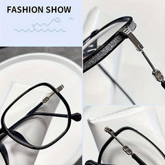Star Sparkling Polygon Young Reading Glasses Comfortable Funky Glasses