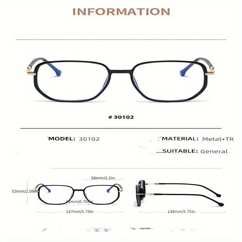 Star Sparkling Polygon Young Reading Glasses Comfortable Funky Glasses