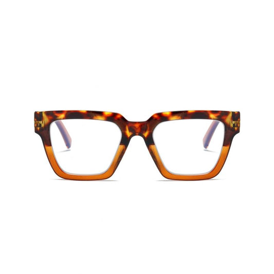 Women's Fashionable Oprah Reading Glasses w/ Light Blocking & Spring Hinges